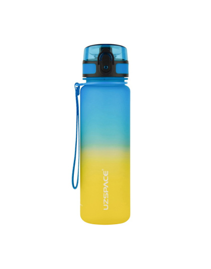 UZSPACE Uzspace Tamish Frosted Waterbottle 3026 (500 ml, blue/yellow)