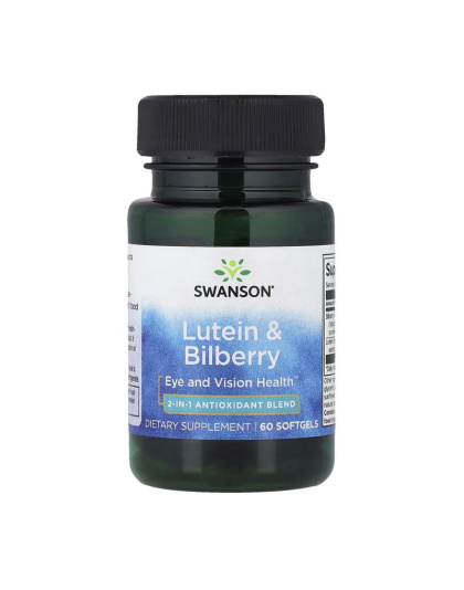 Swanson Lutein & Bilberry (60 sgels)