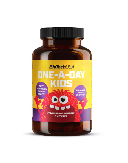 BioTech One-A-Day Kids (90 chew tabs, strawberry-raspberry)