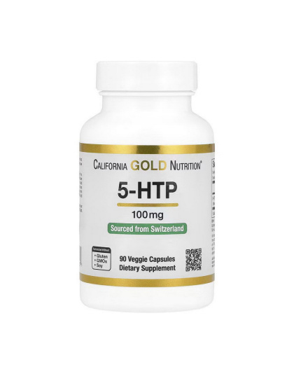 California Gold Nutrition 5-HTP 100 mg (90 veg caps)