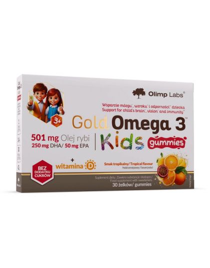 OLIMP Gold Omega 3 Kids (30 gummies, tropical)