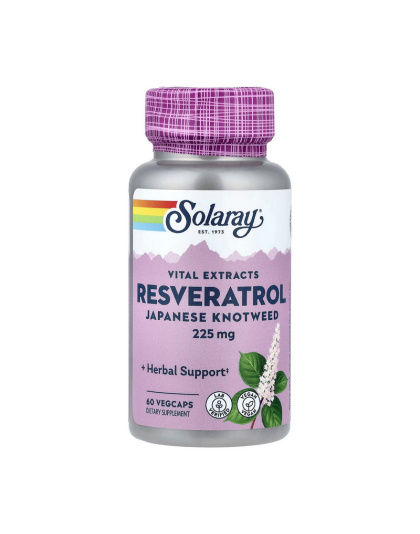 Solaray Resveratrol 225 mg (60 veg caps)