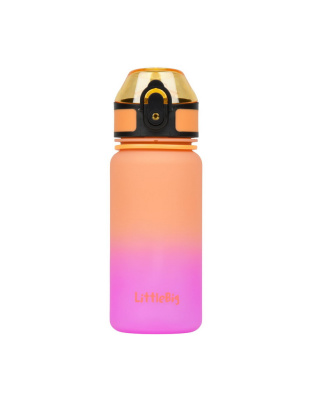 UZSPACE Littlebig Waterbottle 3020 (350 ml, orange/pink)