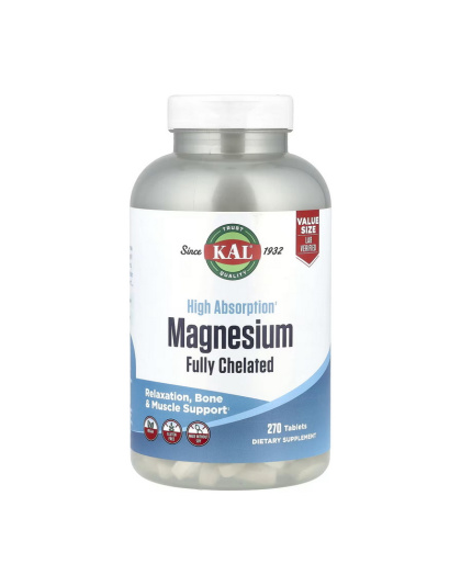 KAL Magnesium Fully Chelated (270 tab)