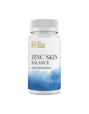 My Nutri Week Zinc Skin Balance (60 tabs)