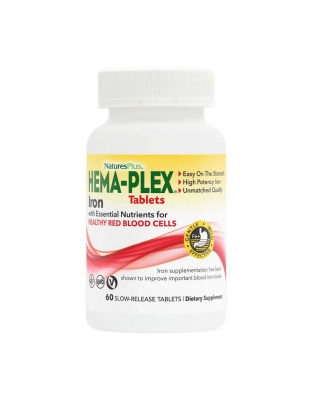 Natures Plus Hema-Plex Iron (60 slow-release tablets)