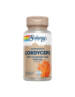 Solaray Cordyceps Mushroom 1000 mg (60 veg caps)