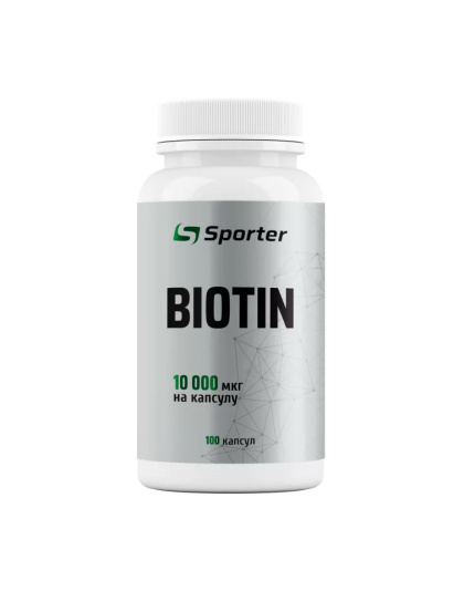 Sporter Biotin 10000 mcg (100 caps)