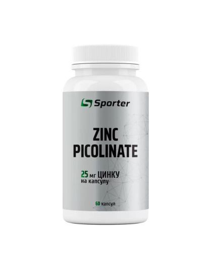 Sporter Zinc Picolinate 25 mg (60 caps)