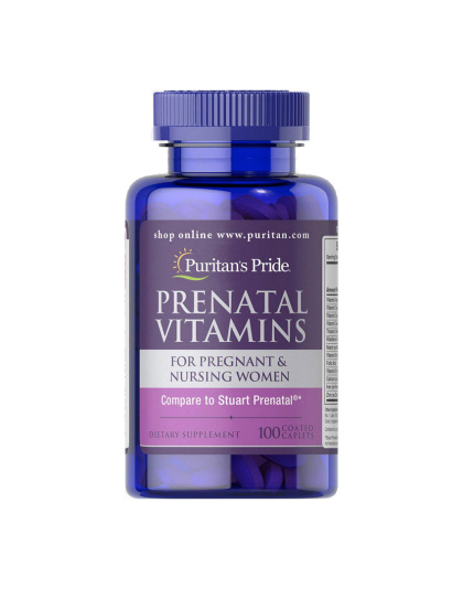 Puritan's Pride Prenatal Vitamins (100 caplets)