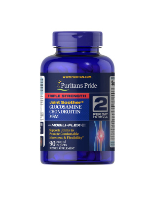 Puritan's Pride Triple Strength Glucosamine & Chondroitin with MSM (90 caplets)