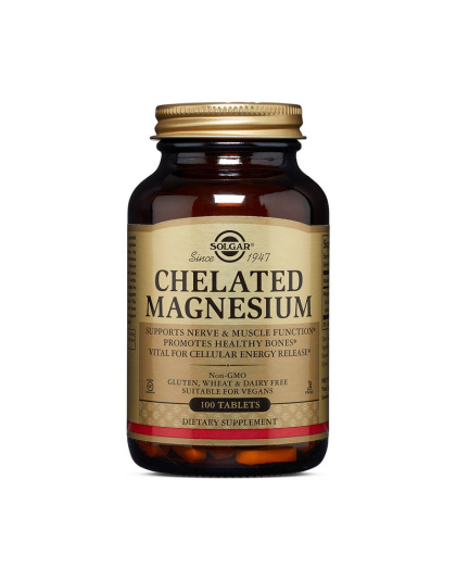 Solgar Chelated Magnesium (100 tabs)