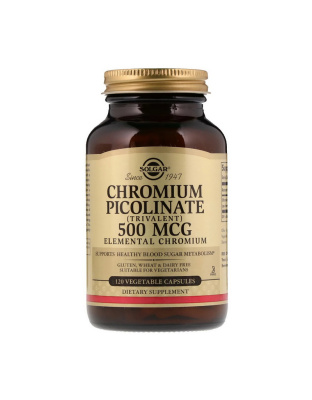 Solgar Chromium Picolinate 500 mcg (120 veg caps)