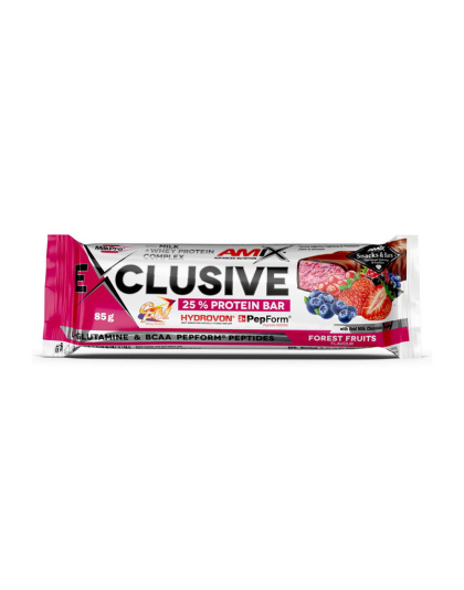 AMIX Exclusive Protein Bar 25% (85 g, forest fruits)