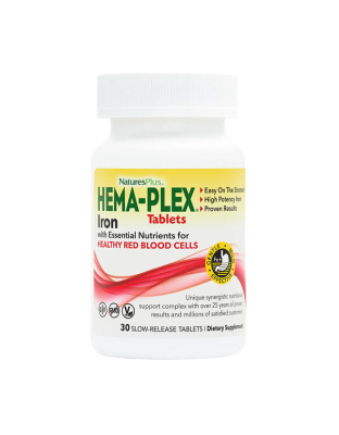 Natures Plus Hema-Plex Iron (30 tab)