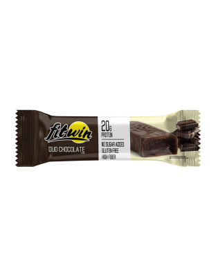 FitWin Fitwin Bar No Sugar Added (60 g, duo chocolate)