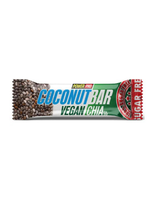 Power Pro Coconut Bar Vegan Chia (50 g)