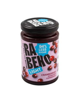 Rabeko Light Jam (230 g, cranberries)